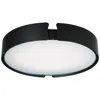 Abra Lighting Abra Mystic 18" Split Frame Flushmount   Led Black
