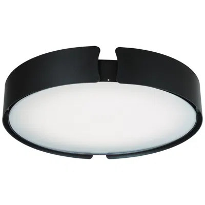 Abra Lighting Abra Mystic 18" Split Frame Flushmount   Led Black