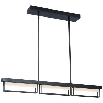 Abra Lighting Abra Pane 4- Light Framed Pendant With Frosted Glass Diffuser