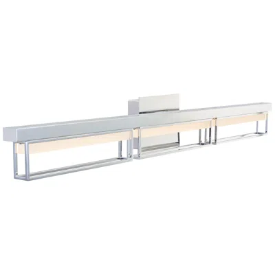 Abra Lighting Abra Pane Large Framed Vanity  Chrome