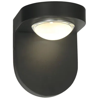 Abra Lighting Abra Pharos Wet Location Crystal Lens Wall Sconce  Black