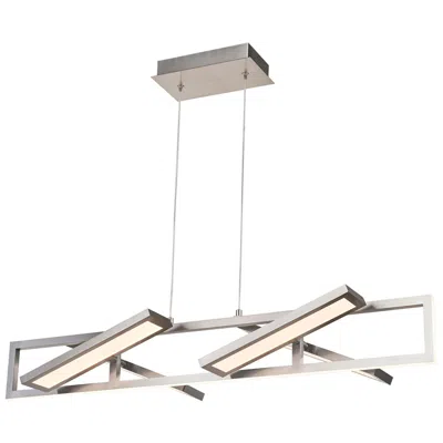 Abra Lighting Abra Rectangular Pendant With Four Pivoting Light Guide Diffusers