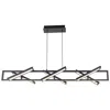Abra Lighting Abra Rectangular Pendant With Six Pivoting Light Guide Diffusers