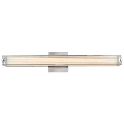 Abra Lighting Abra Ribbed Square Glass Vanity