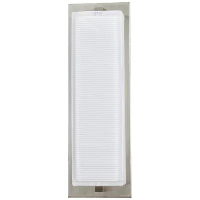 Abra Lighting Abra Ripple Square Panel Led Wet Location Wall Fixture Mb-matte Black