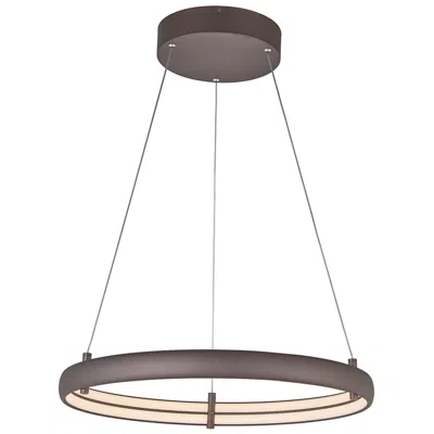 Abra Lighting Abra Sling Small Dual Led Band Ring Pendant Bz-bronze