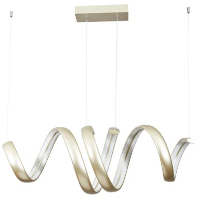 Abra Lighting Abra Sling Tiered Bar Pendant Bb-brushed Brass