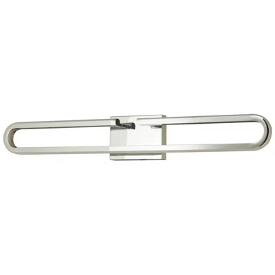 Abra Lighting Abra Speedway Fluted Clear Glass Vanity Bl-black