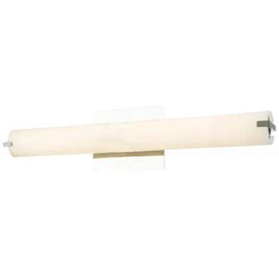 Abra Lighting Abra Squire 20" Round Opal Glass Vanity Chrome