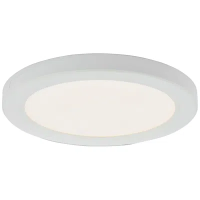 Abra Lighting Abra Trix 7.25" Slim Disc Wet Location Flushmount  Wh-white