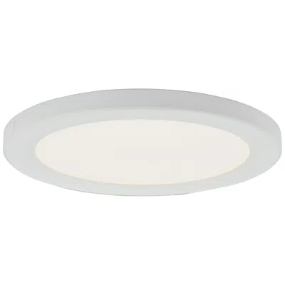 Abra Lighting Abra Trix 9" Slim Disc Wet Location Flushmount  Wh-white