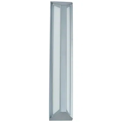 Abra Lighting Abra Trix Large Wet Location Angled Side Wall Fixture Sl-silica