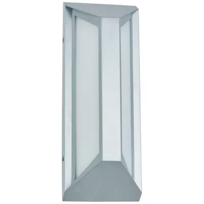 Abra Lighting Abra Trix Small Wet Location Angled Side Wall Fixture Mb-matte Black