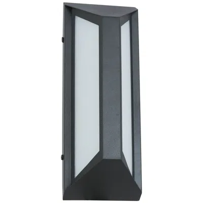 Abra Lighting Abra Trix Small Wet Location Angled Side Wall Fixture Sl-silica