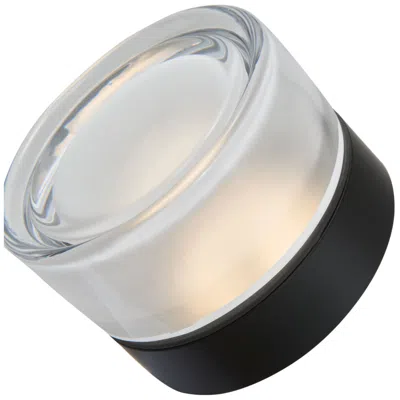 Abra Lighting Abra Wet Location Indented Solid Glass Wall Or Ceiling Fixture