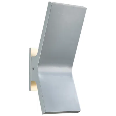 Abra Lighting Abra Yoga Wet Location  Angled Wall Fixture   Silica