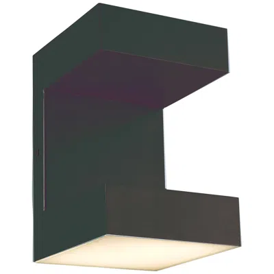 Abra Lighting Abra Yoga Wet Location Up And Down Wall Fixture   Black