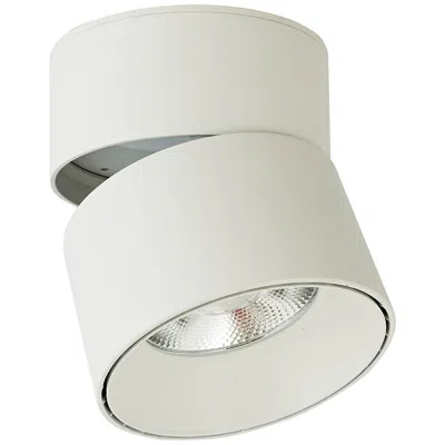 Abra Lighting Arc 4 1/4" Wide Matte White Led Ceiling Light