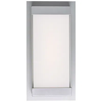 Abra Lighting Atom 12" High Silica Frosted Glass Led Outdoor Wall Light