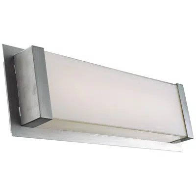 Abra Lighting Atom 18" High Stainless Steel Led Outdoor Wall Light