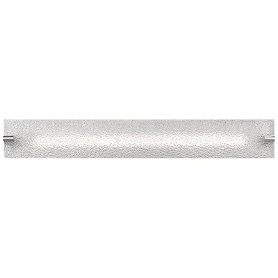 Abra Lighting Blaze 28 1/4" Wide Chrome Water Glass Led Bath Light