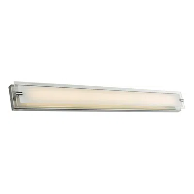 Abra Lighting Blaze 39 1/2" Wide Chrome Modern Led Bath Light