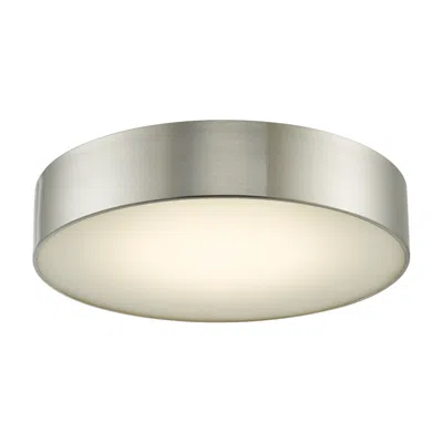 Abra Lighting Bongo 16" Wide Brushed Nickel Led Modern Ceiling Light