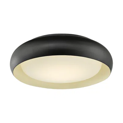 Abra Lighting Euphoria 15" Wide Bronze Modern Led Ceiling Light