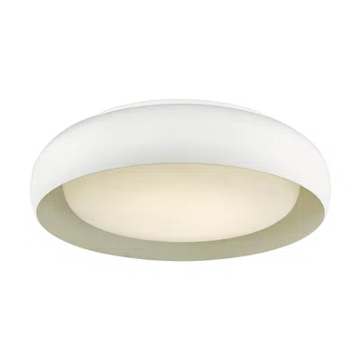 Abra Lighting Euphoria 15" Wide White Led Ceiling Light