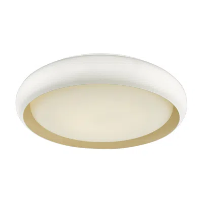 Abra Lighting Euphoria 18" Wide White Modern Led Ceiling Light