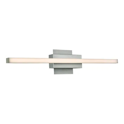 Abra Lighting Foil 23 3/4" Wide Brushed Aluminum Led Modern Bath Light