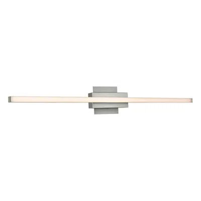 Abra Lighting Foil 31 1/2" Wide Brushed Aluminum Modern Led Bath Light