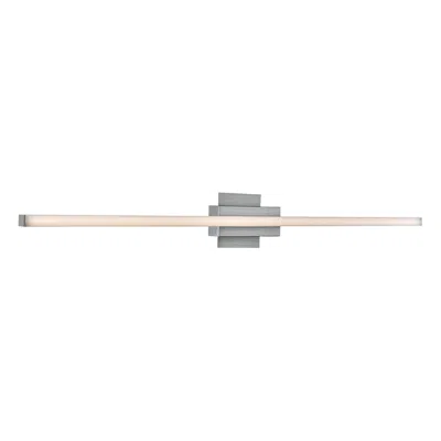 Abra Lighting Foil 39 1/2" Wide Brushed Aluminum Led Modern Bath Light
