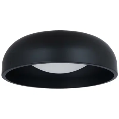 Abra Lighting Lynx 13" Wide Matte Black Led Ceiling Light