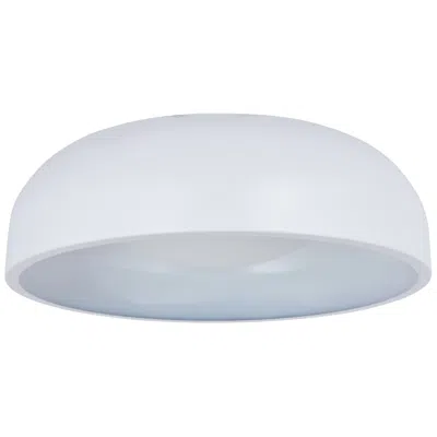 Abra Lighting Lynx 13" Wide Matte White Led Ceiling Light