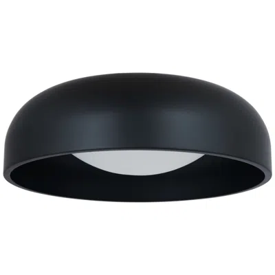 Abra Lighting Lynx 17" Wide Matte Black Led Ceiling Light