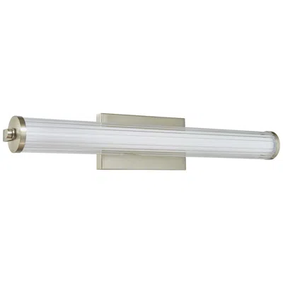 Abra Lighting Macie 24" Wide Brushed Nickel Led Vanity Bath Light