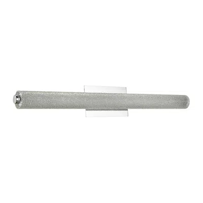 Abra Lighting Radius 31 1/2" Wide Chrome Tube Led Modern Bath Light