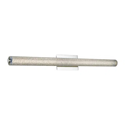 Abra Lighting Radius 39 1/4" Wide Chrome Tube Led Modern Bath Light