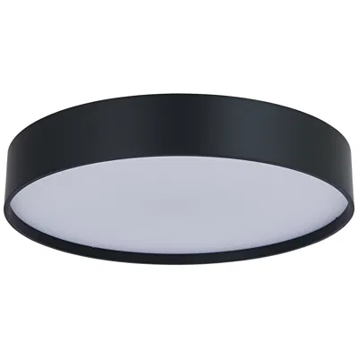 Abra Lighting Snare 14" Wide Matte Black Led Ceiling Light