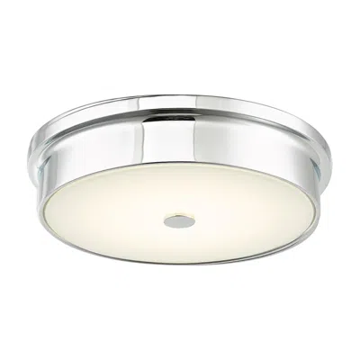 Abra Lighting Spark 12" Wide Chrome Led Modern Ceiling Light