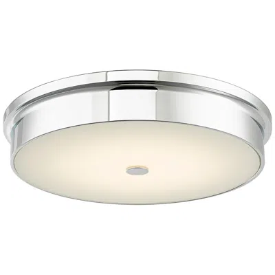 Abra Lighting Spark Chrome 15" Wide Modern Led Ceiling Light