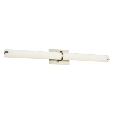 Abra Lighting Squire 38" Wide Brushed Nickel Led Modern Bath Light