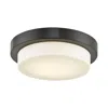 Abra Lighting Step 11" Wide Bronze Led Ceiling Light