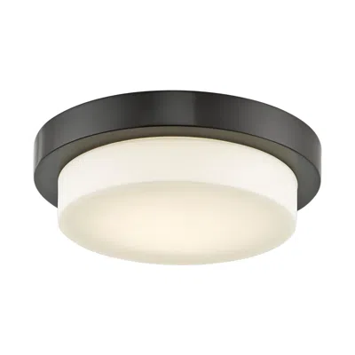 Abra Lighting Step 11" Wide Bronze Led Ceiling Light