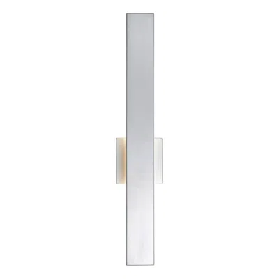 Abra Lighting Yoga 24" High Silica Marine Grade Steel Led Modern Outdoor Wall Light