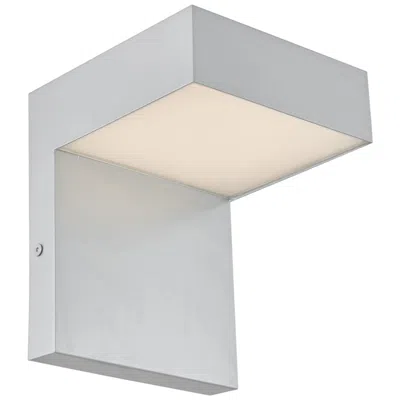 Abra Lighting Yoga 7 1/4" High Silica Metal Led Modern Outdoor Wall Light