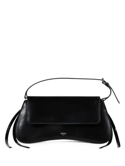 Abra Mini Heart Shoulder Bag In Black