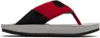 Abra Red & Gray Xxl Flip-flops