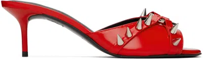 Abra Red Heart Heeled Sandals